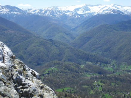 Magnifique vue sur la chaîne