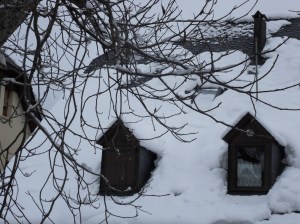 Toitures chargées de neige