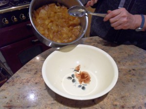 La compotée prête à être servie