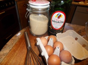 Ingrédients pour l'omelette